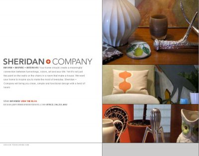 screenshot Sheridan + Company interior design