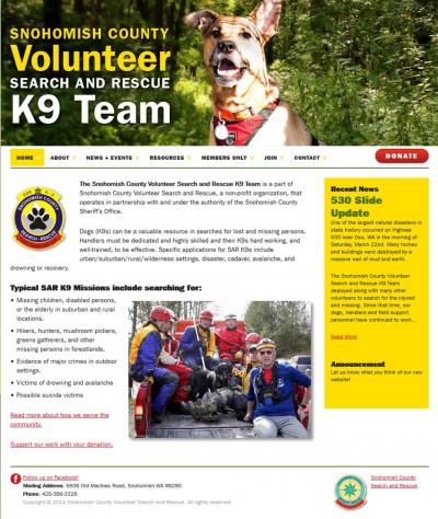 K9 Search and Rescue Team website