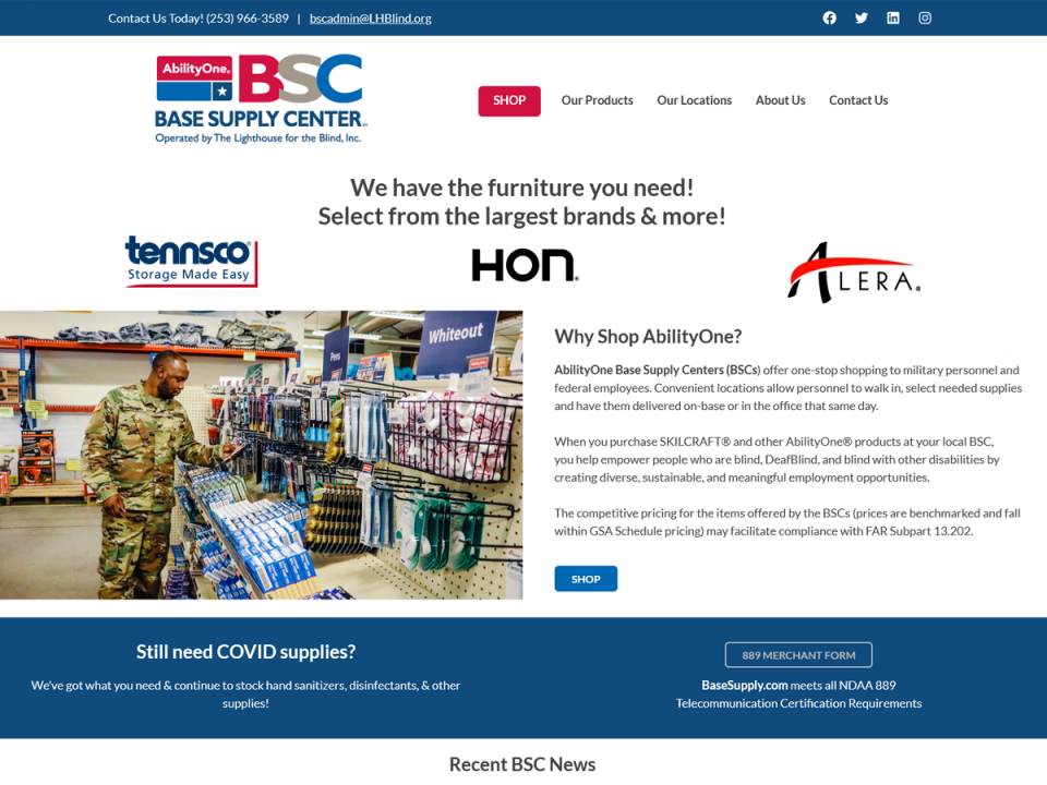 supply center website